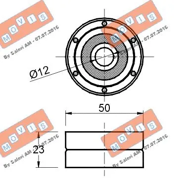 Deflection/Guide Pulley, timing belt