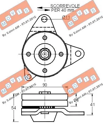 Belt Tensioner, V-ribbed belt