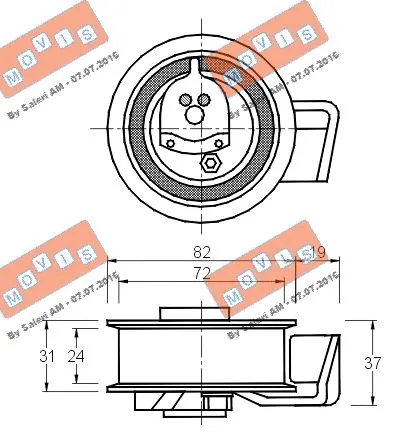 Tensioner Pulley, timing belt