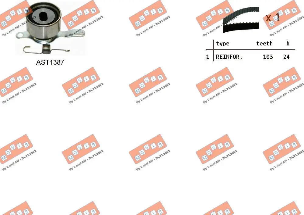 Timing Belt Kit (ASTK0897)