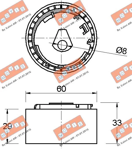 Tensioner Pulley, timing belt