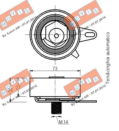 Tensioner Pulley, timing belt