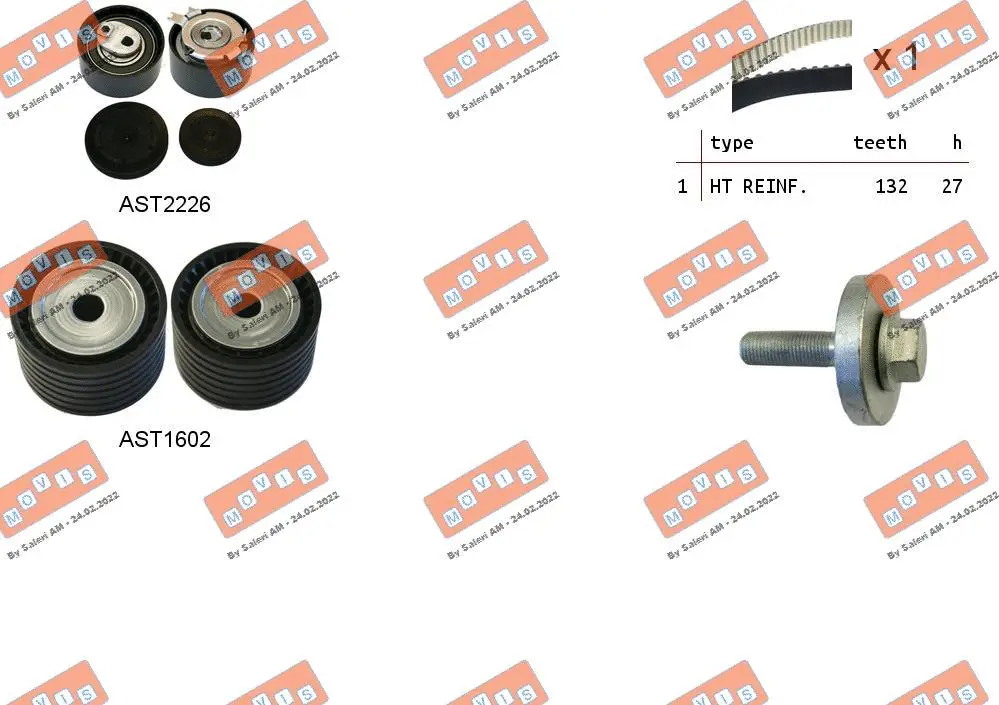 Timing Belt Kit (ASTK1147)