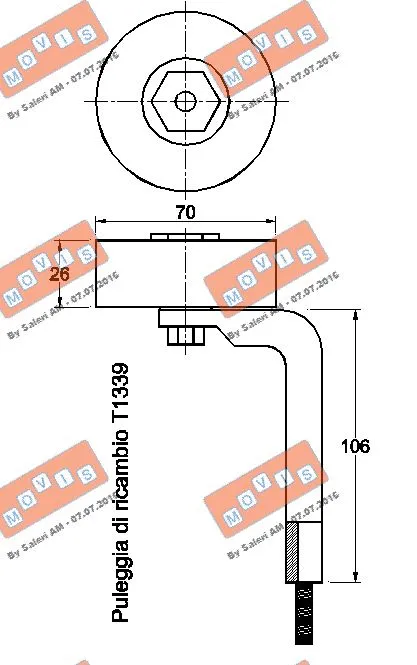 Belt Tensioner, V-ribbed belt