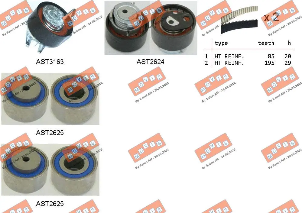Timing Belt Kit (ASTK1112)
