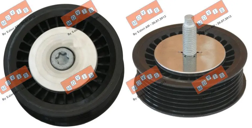 Deflection/Guide Pulley, V-ribbed belt (AST3624)