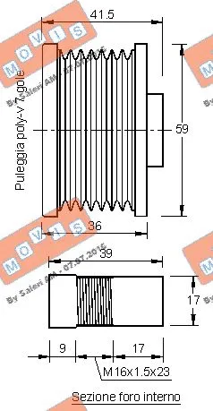 Alternator Freewheel Clutch