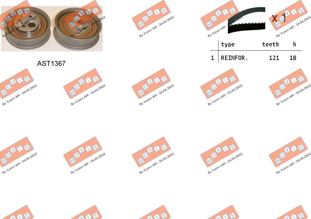 Timing Belt Kit (ASTK1026)
