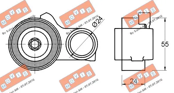 Tensioner Pulley, timing belt