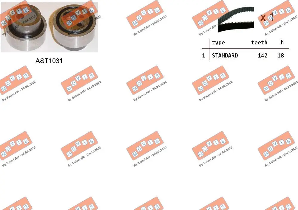 Timing Belt Kit (ASTK0942)