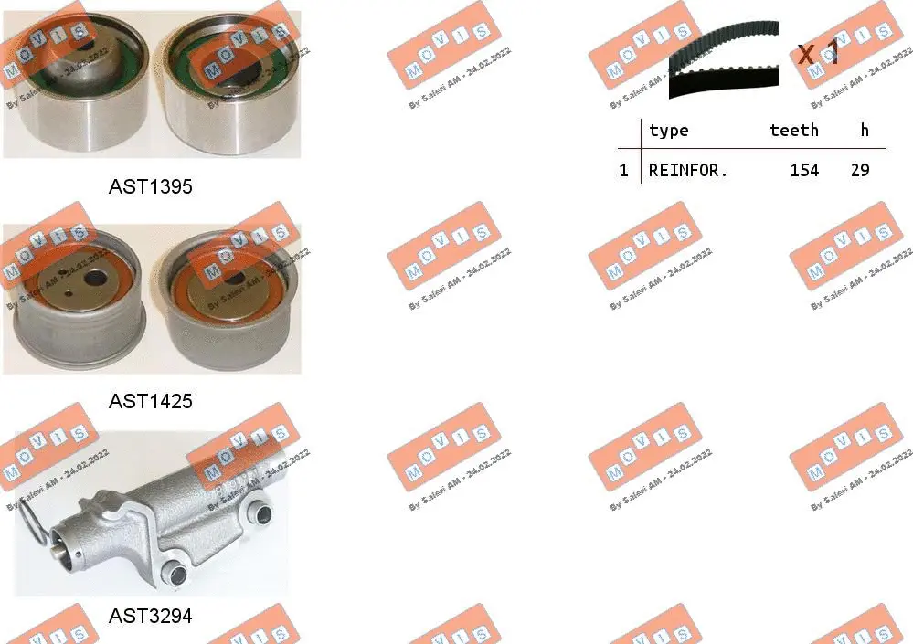 Timing Belt Kit (ASTK1253)