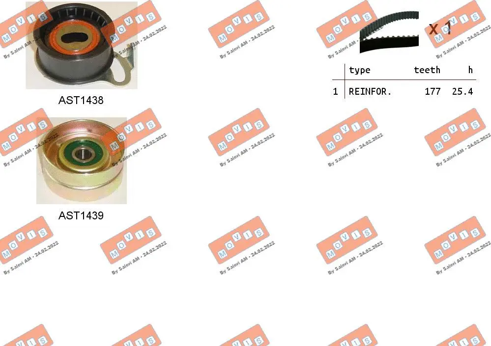 Timing Belt Kit (ASTK0970)