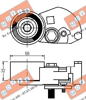 Tensioner Pulley, timing belt