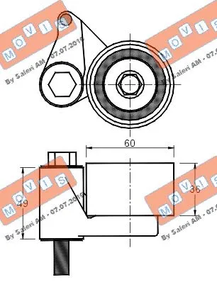 Tensioner Pulley, timing belt
