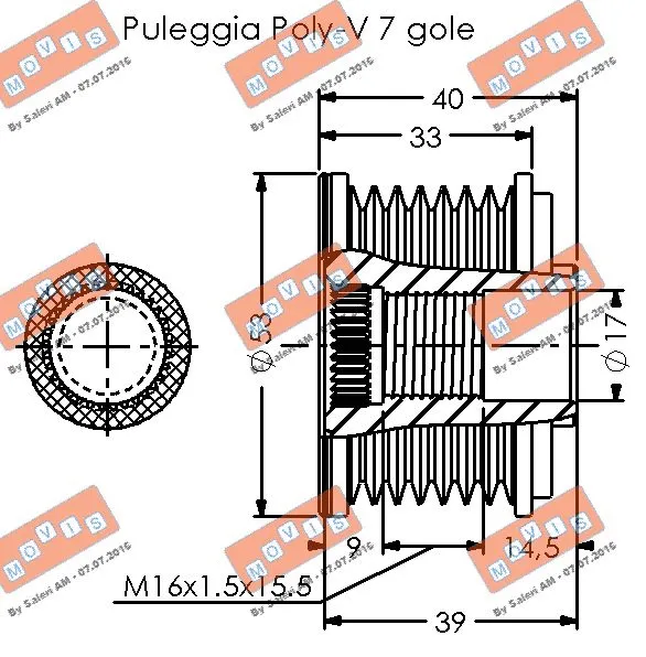 Alternator Freewheel Clutch