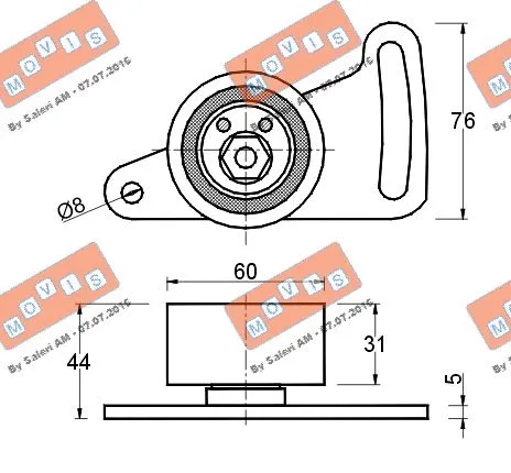 Tensioner Pulley, timing belt