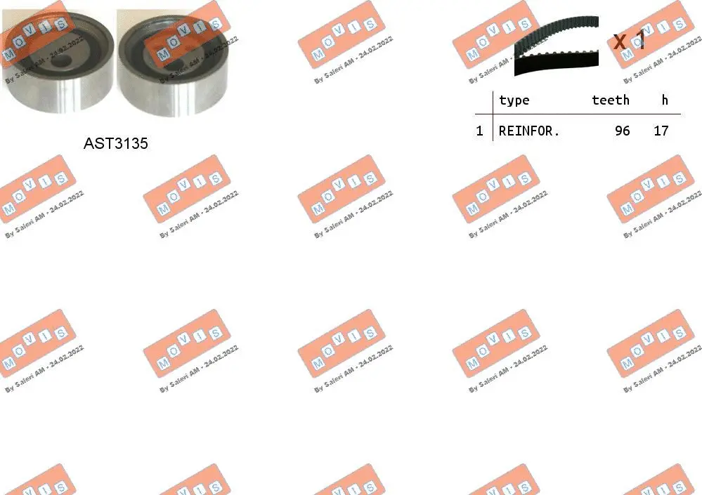 Timing Belt Kit (ASTK1115)