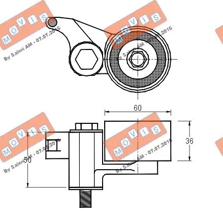 Tensioner Pulley, timing belt