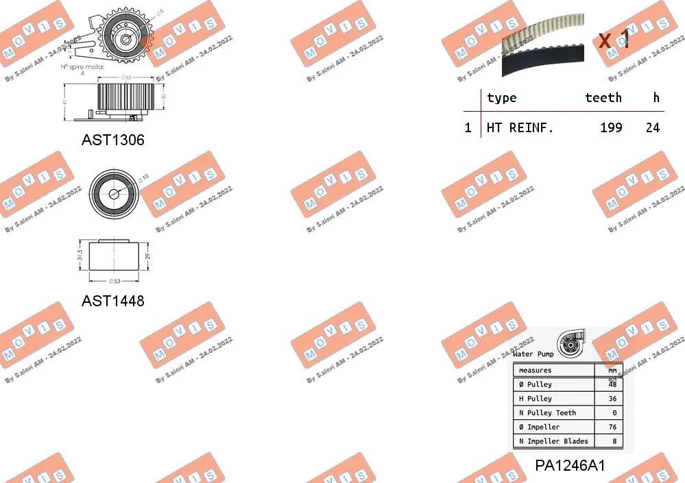 Water Pump & Timing Belt Kit