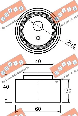 Tensioner Pulley, timing belt