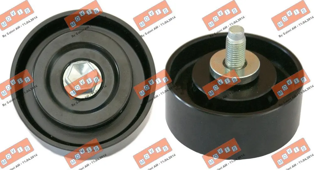 Deflection/Guide Pulley, V-ribbed belt (AST3651)