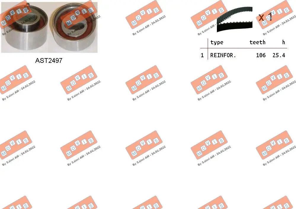 Timing Belt Kit (ASTK1278)
