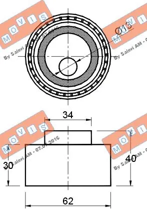 Tensioner Pulley, timing belt