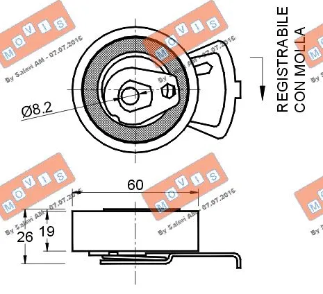 Tensioner Pulley, timing belt