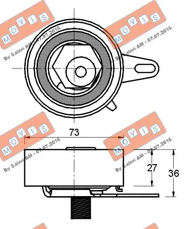 Tensioner Pulley, timing belt