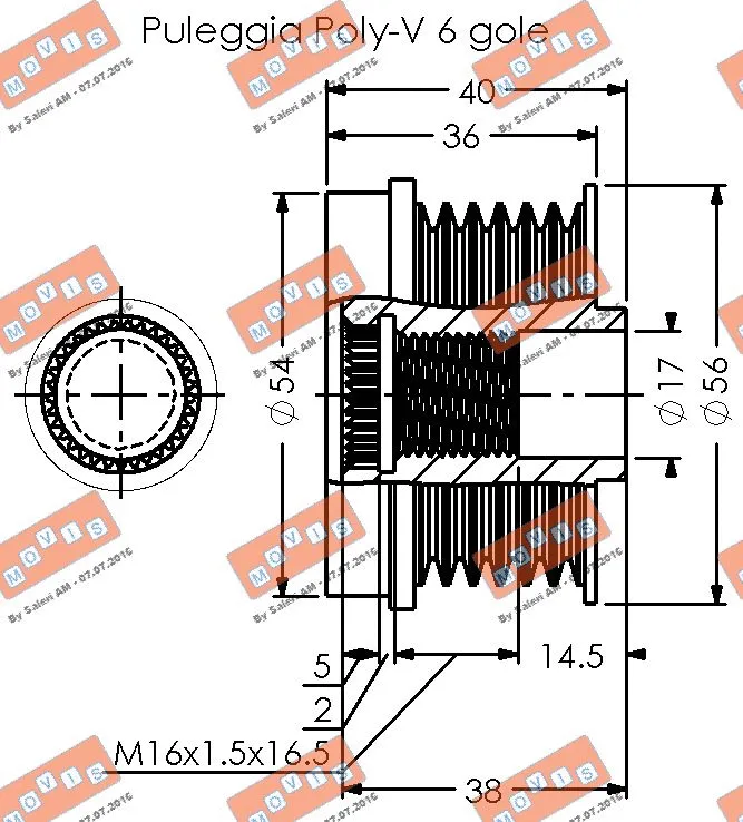 Alternator Freewheel Clutch