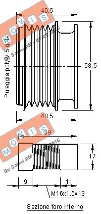 Alternator Freewheel Clutch