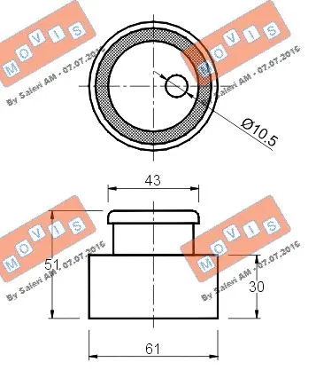 Tensioner Pulley, timing belt