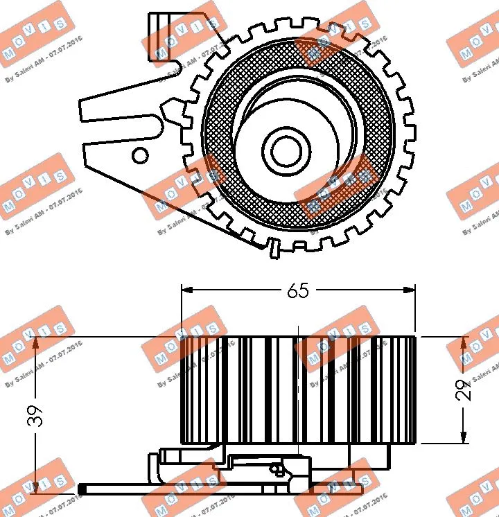 Tensioner Pulley, timing belt