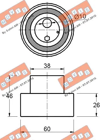 Tensioner Pulley, timing belt
