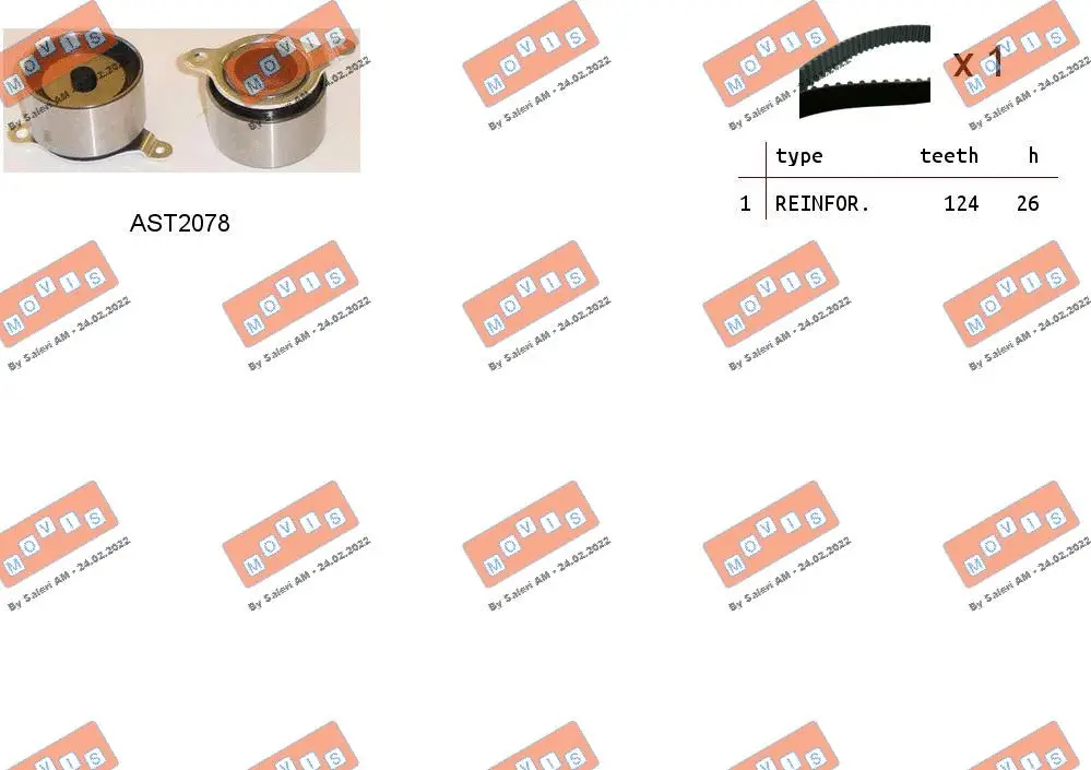 Timing Belt Kit (ASTK1204)