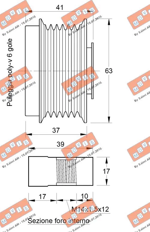 Alternator Freewheel Clutch
