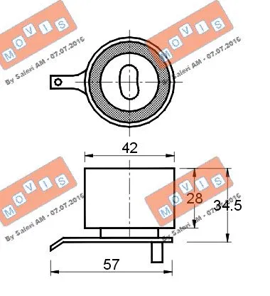 Tensioner Pulley, timing belt
