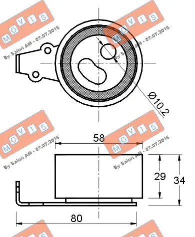 Tensioner Pulley, timing belt