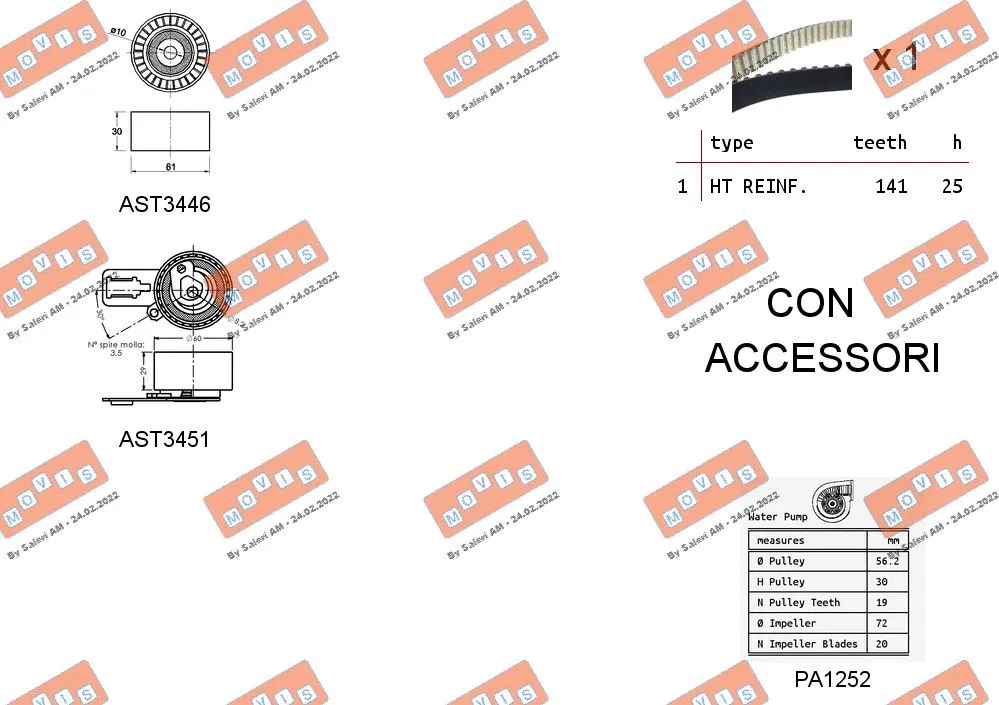 Water Pump & Timing Belt Kit