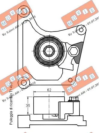 Tensioner Pulley, timing belt