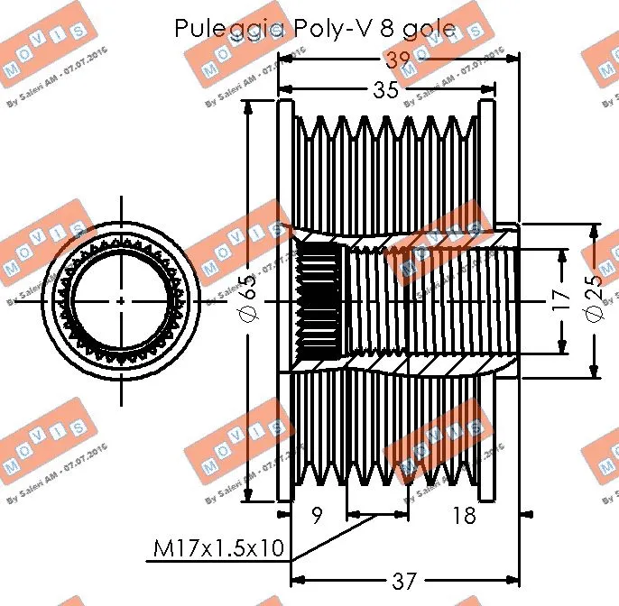 Alternator Freewheel Clutch