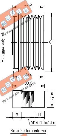 Alternator Freewheel Clutch