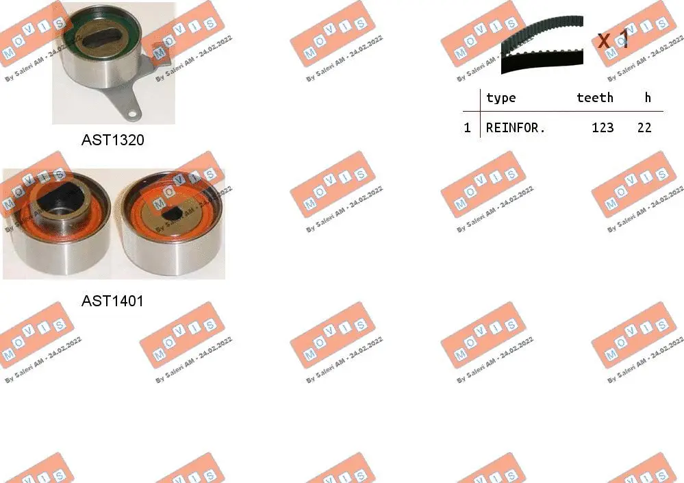 Timing Belt Kit (ASTK1236)