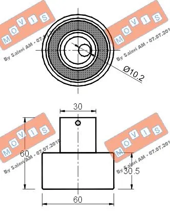 Tensioner Pulley, timing belt