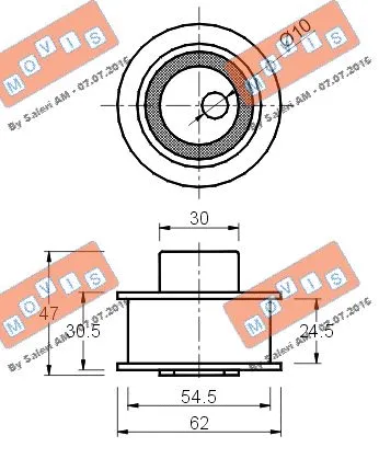 Tensioner Pulley, timing belt