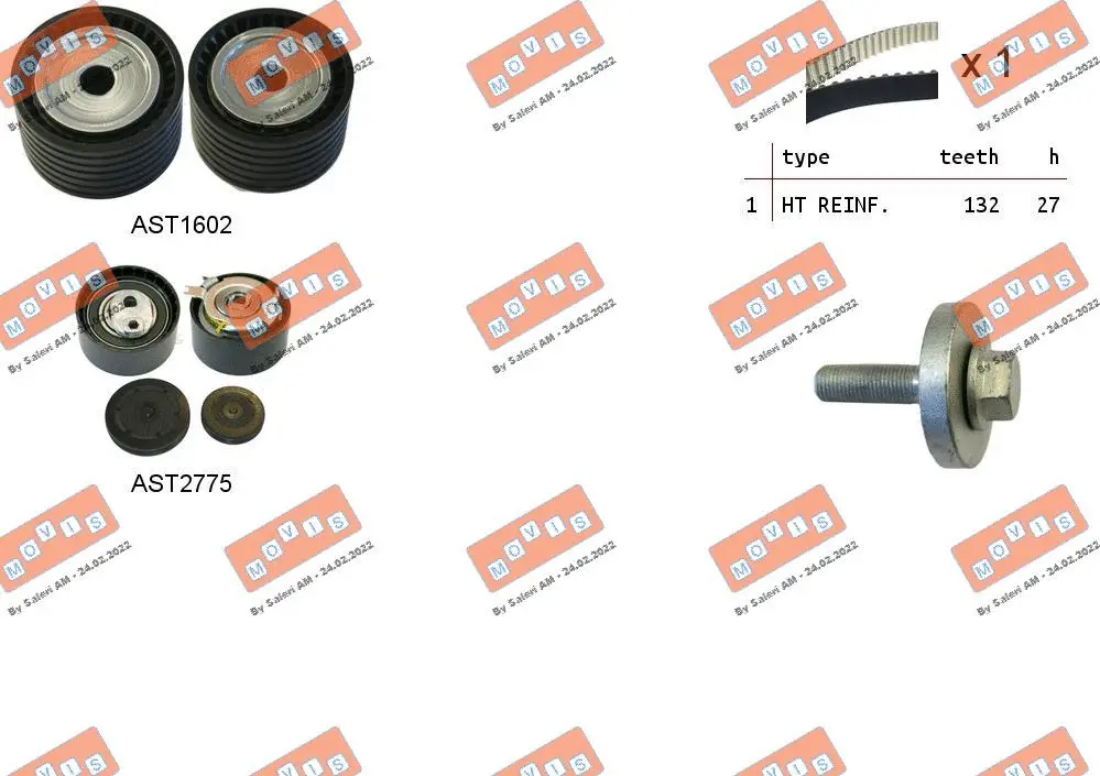 Timing Belt Kit (ASTK1089)