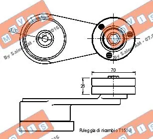 Belt Tensioner, V-ribbed belt