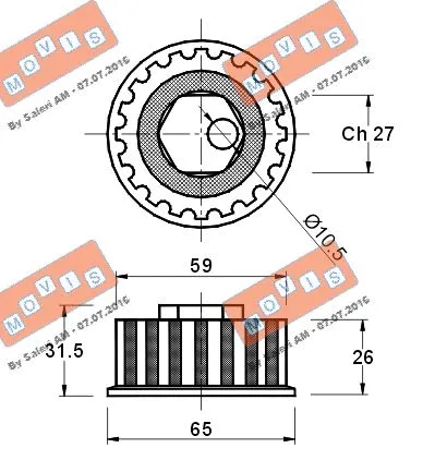 Tensioner Pulley, timing belt