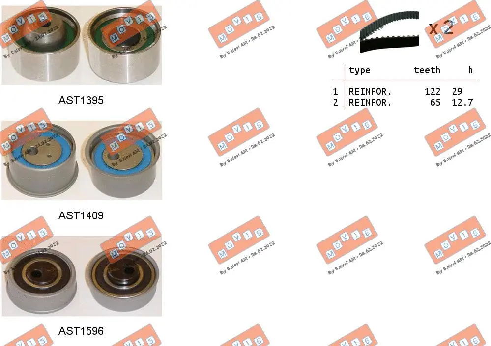 Timing Belt Kit (ASTK1269)