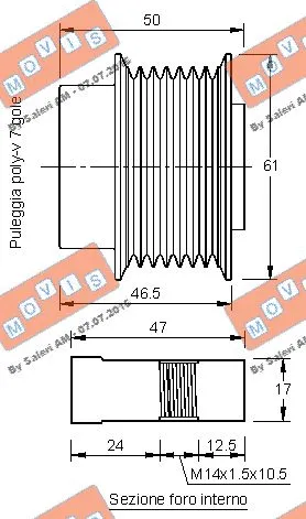 Alternator Freewheel Clutch